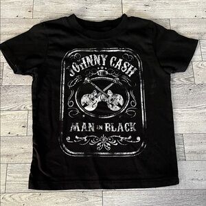 Johnny Cash Black Graphic Tee